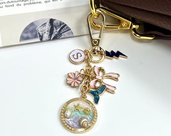 Make Your Own Charm Keychain, Personalized Purse & Bag Charm, Unique Handbag Keychains, Custom Bag Accessory, Birthday Gift for Her