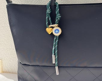 Evil Eye Rope Bag Charms，Personalized Paracord Bag Accessory，Handmade Bag Charms for Her