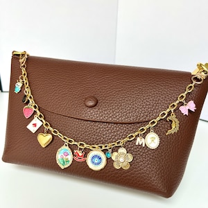 Personalisierte Geldbörse & Tasche C, Einzigartige Handtaschenanhänger, Benutzerdefinierte Taschenaccessoire, Geschenk für Sie