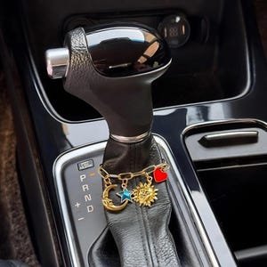 Custom Gear Stick Chain Charm, Personalized Car Shifter Accessory, Steering Wheel & Gear Shift Hanging Charm, Gift for Her image 13