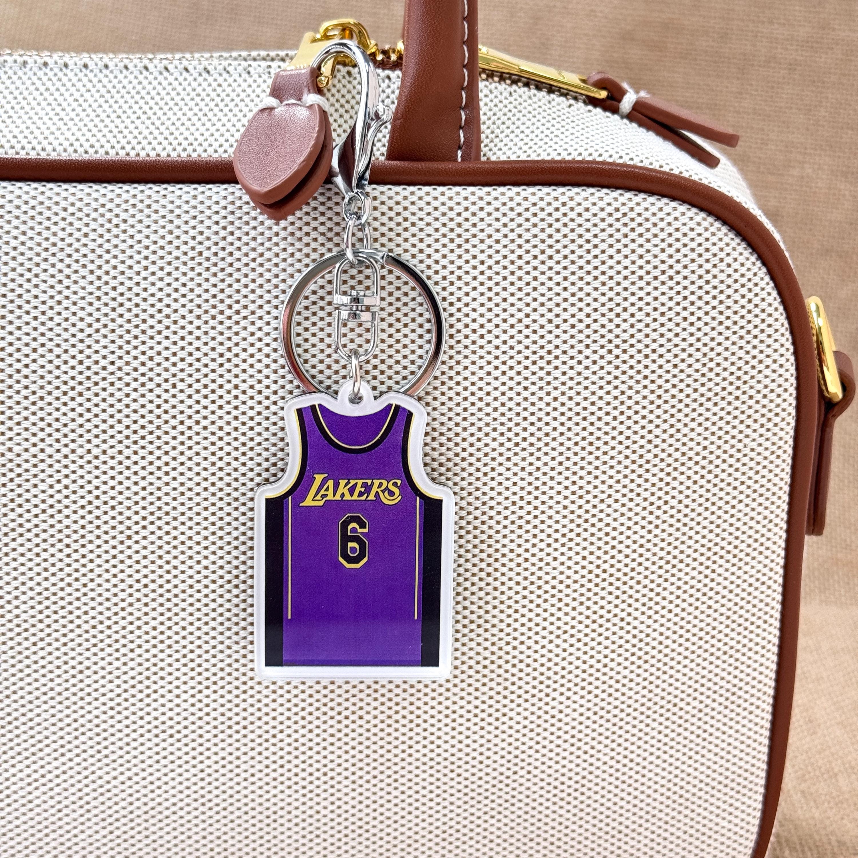 Custom Basketball Jersey Keychain With Name & Number, Personalized ...