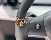 Build Your Own Car Charm, Custom Steering Wheel Chain, Personalized Car Accessories Car Jewelry, Unique Car Gift