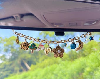 Make Your Own Car Charms, Custom Rear view Mirror Chain, Personalized Car Hanging Décor Car Accessory, Unique Car Gift