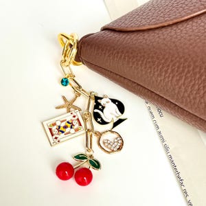 Create Your Own Purse Charm , Personalized Bag Charm, Unique Keychains, Custom Bag Accessory, Gift for Her