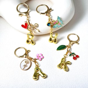 Personalized Charm Keychain, Purse Handbag Bag Charm, Purse Wallet Accessories, Gift for her