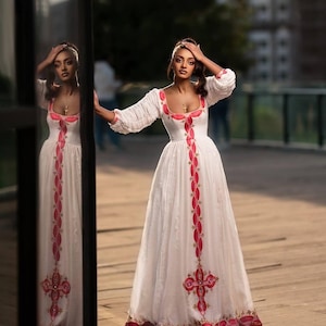 Ethiopian & Eritrean Traditional Dress – Habesha Kemis for Women