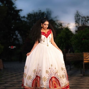 Ethiopian & Eritrean Traditional Dress – Habesha Kemis for Women