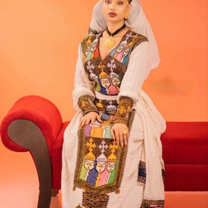 Axum Signature Kemis / Vestidos etíopes hechos a mano inspirados en la tradición antigua