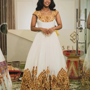 Ethiopian & Eritrean Traditional Dress – Habesha Kemis for Women
