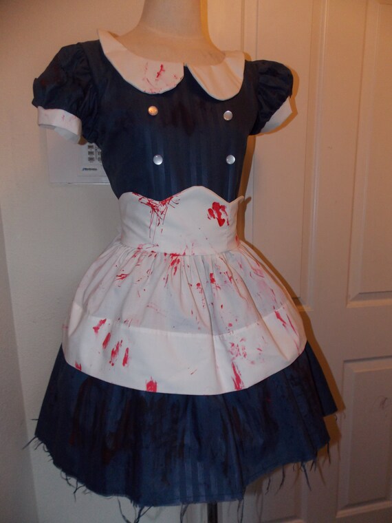Custom Made to Order Bloody and Ripped Bio Shock Little Sister Dress and re...