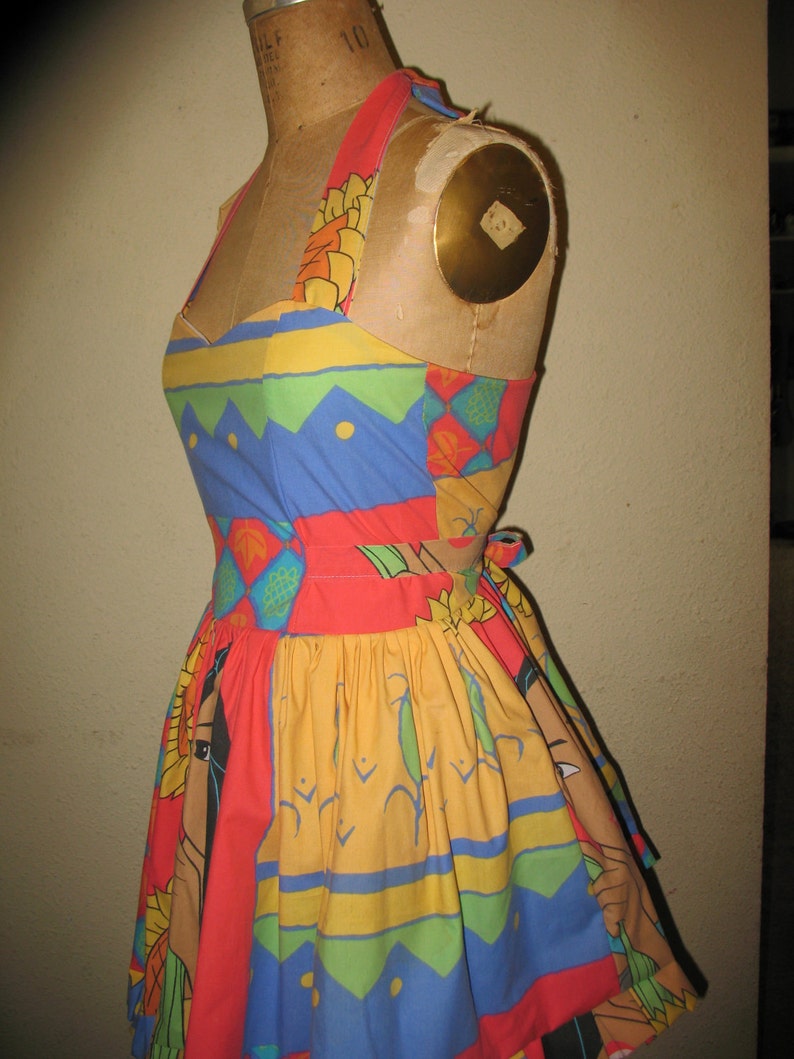 Custom made to order Pochahontas Sweetheart Ruffled Mini Dress | Etsy