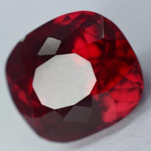 7 Ct natürliche Rubinkissenform Burma Taubenblut Roter Rubin Edelstein Sehr selten und Princess Cut Edelstein Geschenk für ihr Neujahrsgeschenk
