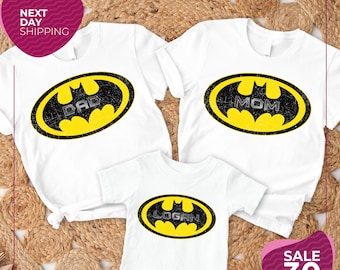 Custom Bat Family Shirts | Bat Party Shirts | Birthday Party Family Matching Shirts | Bat Family Birthday Party Shirts, Dad Gift T-shirt