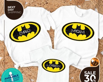 Bat Family Shirts | Bat Party Shirts | Birthday Party Family Matching Shirts | Bat Family Birthday Party Shirts, Dad Gift T-shirt