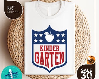 Custom Football Teacher Shirts | School Staff Shirts | Personalized Teacher Tee | Kindergarten First Second Third Fourth Grade Teacher Team