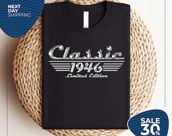 Custom 70th Birthday Shirt | Born in 1956 Classic Car Lover | Limited Edition Dad Birthday Gift Shirt | Grandpa Turning Seventy | Dad Shirt