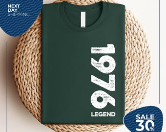 50th Birthday Gifts Men | 50th Birthday Shirt for Men | 1976 t-shirt For Men | 50th Gifts Idea for Him | 50th Birthday T-shirts