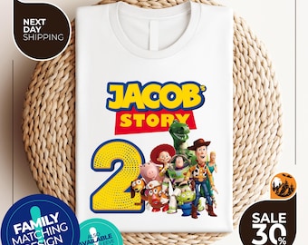 Custom Birthday Toy Story Shirt | Toy Story T-Shirt | Toy Story Tee | Toy Story Birthday | Toy Story Birthday Kid T-Shirts | Gift for Kids