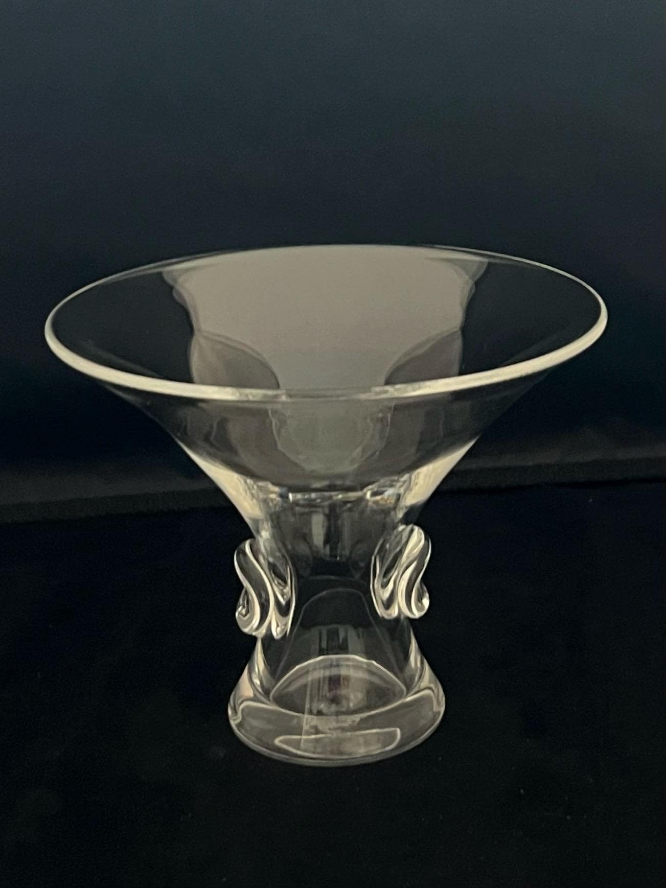 廃盤　8090 Steuben　クリスタル　ローズベース　 花瓶 Vintage Steuben Vase - Etsy