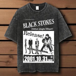 Nana-Inspired Harajuku Tee – Osaki Muse Vintage Graphic Shirt for Anime Fans