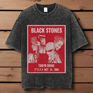 RetroSoul Nana Osaki Tee – Washed Harajuku-Inspired Vintage Anime Graphic T-Shirt