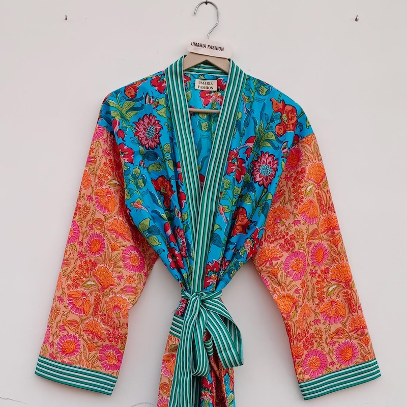 Cotton Beach Kimono Xs - Etsy UK