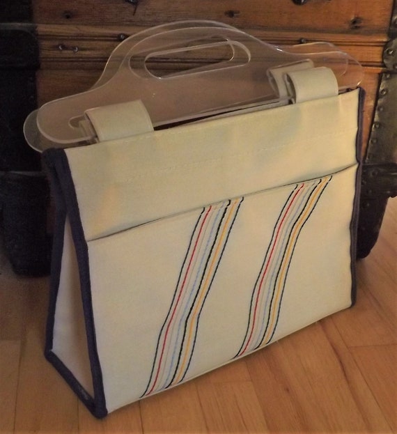 lucite handle bag
