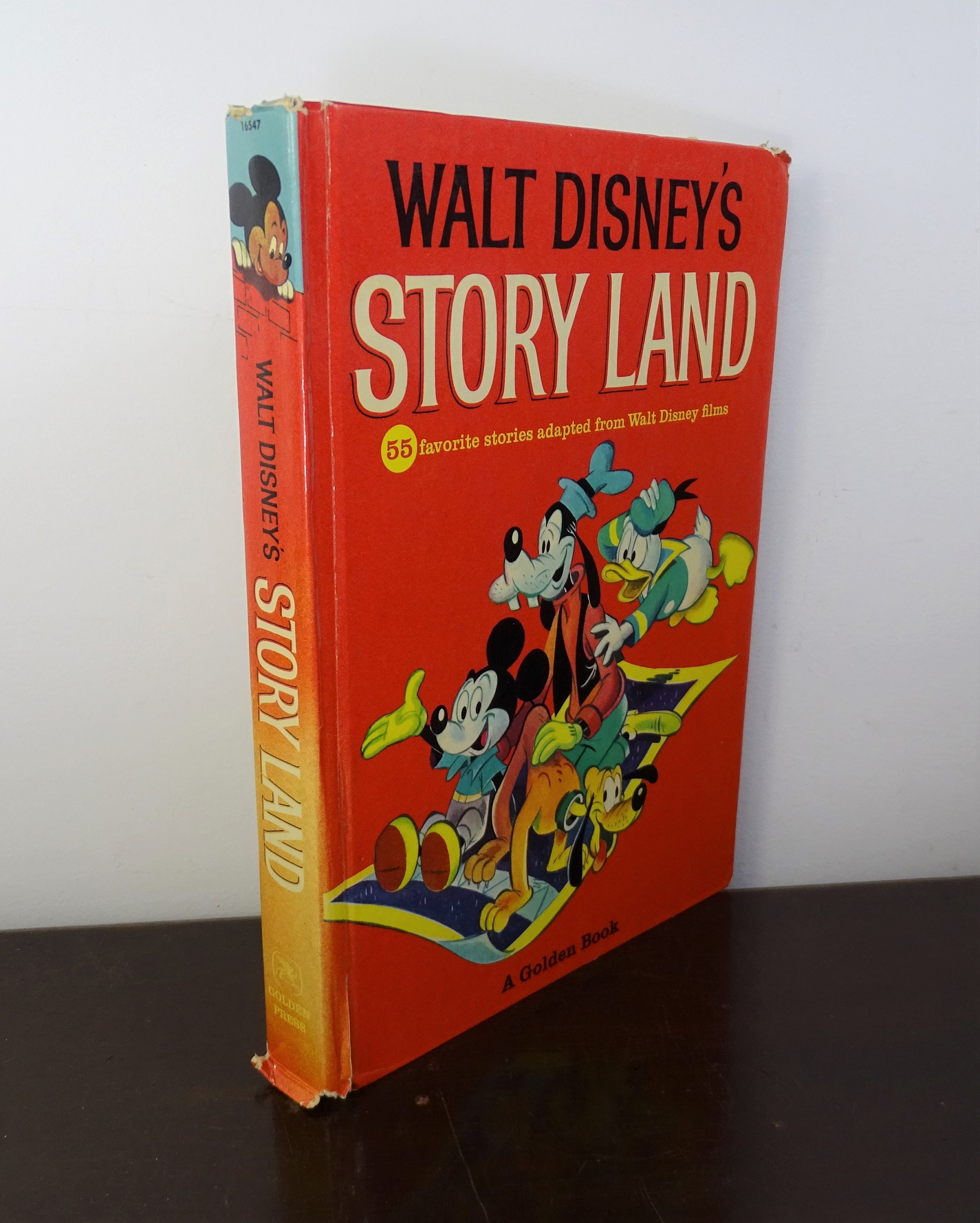 Walt Disney Story Land Bedtime Story Book Giant Golden Book ...