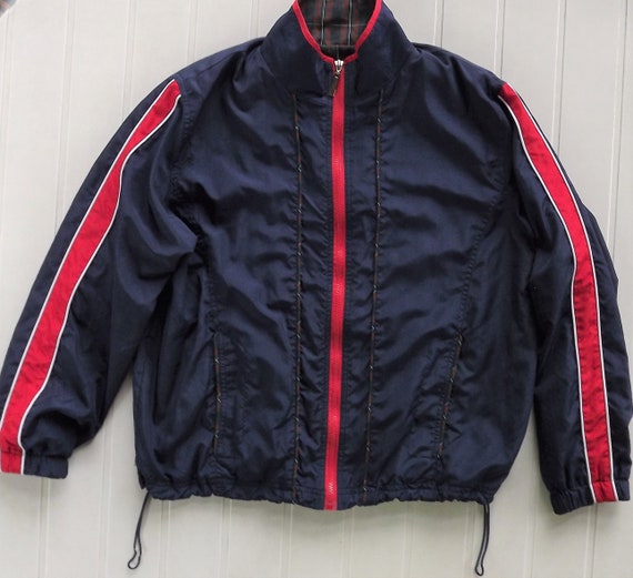 navy blue track jacket women's