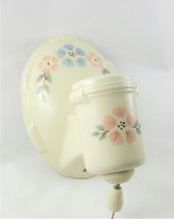 Flower Wall Light Fl Sconce Porcelier Ceramic Image 0