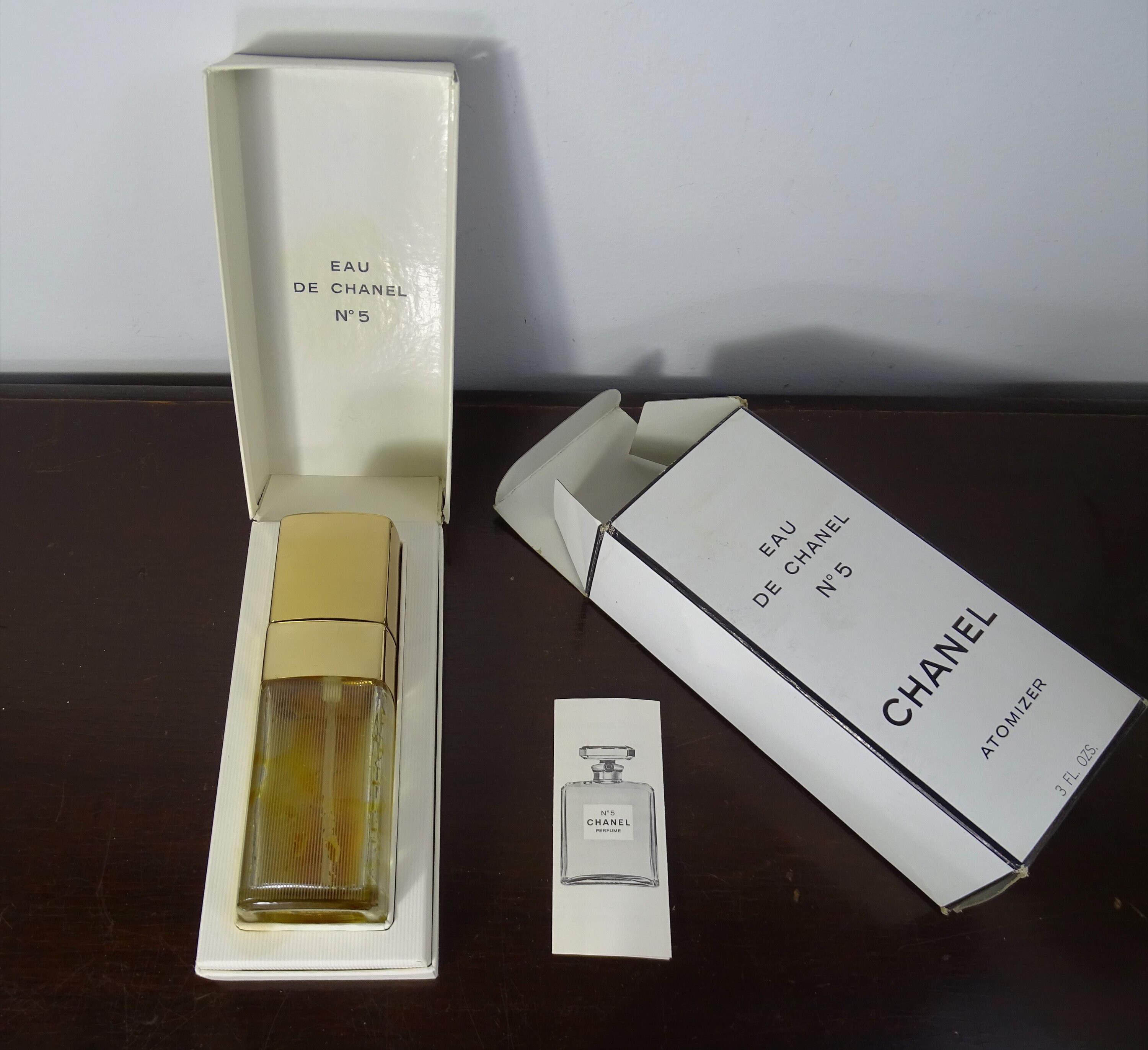 Vintage CHANEL No 5 PERFUME 1/3 Oz. & 2 1/4” Tall Bottle and Box - Ruby Lane