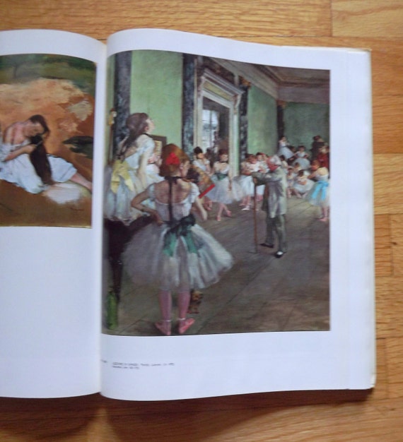 Vintage Degas Art Book 1970s Painting Reference Book Degas Paintings Sculpture Lopera Completa Di Degas In Italian