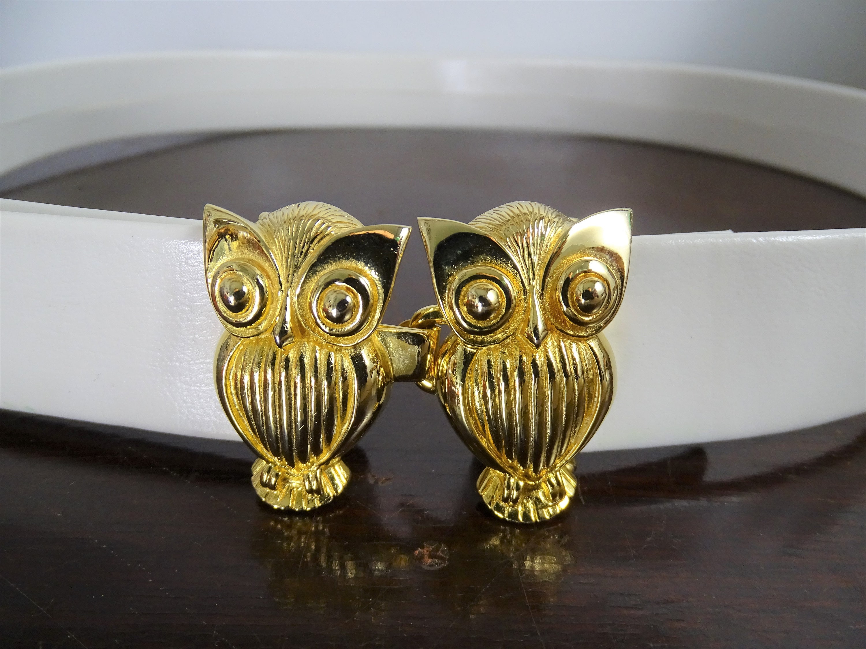 Gold Owl Buckle - Etsy display picture 2