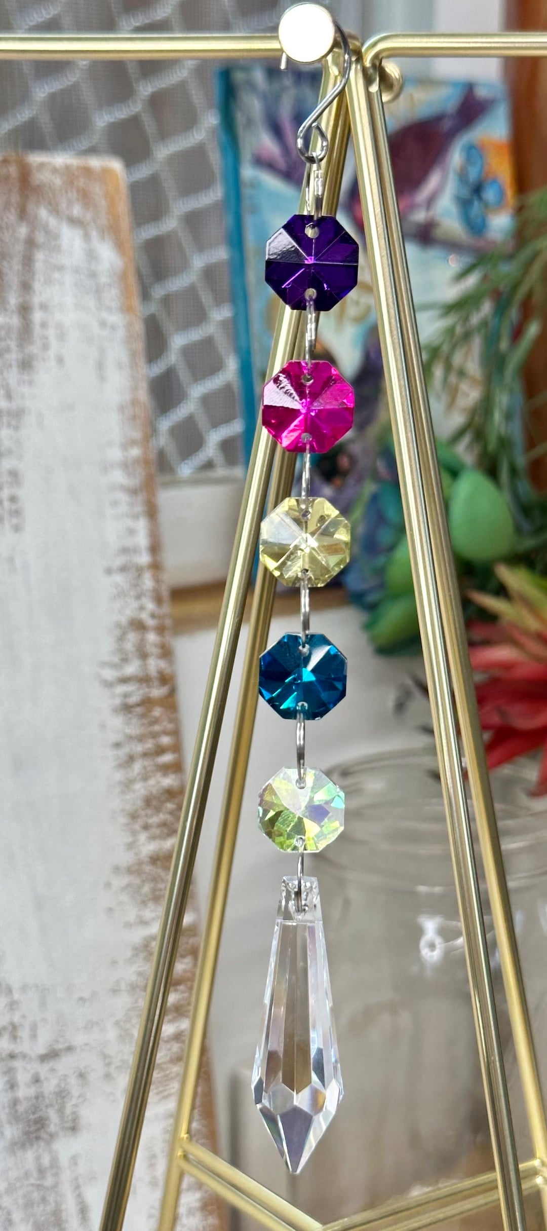 Hanging Crystal Suncatcher Window Decor Sun Catcher Prism Window