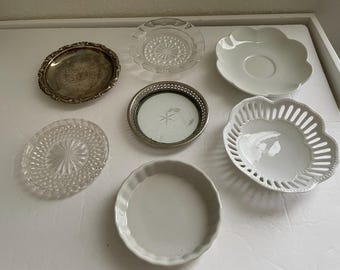 Bases, risers for assemblages, centerpieces metal ceramic