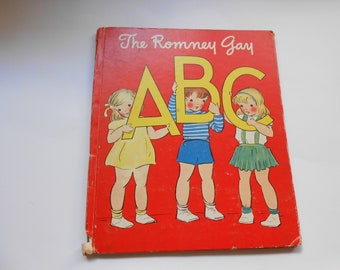 vintage Romney Gay ABC book 1946 children's name book