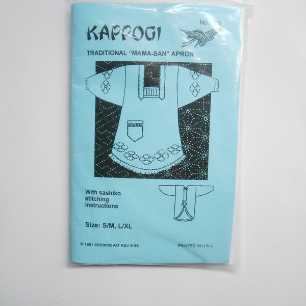 Kappogi mamasan apron pattern s/m    lg/xl