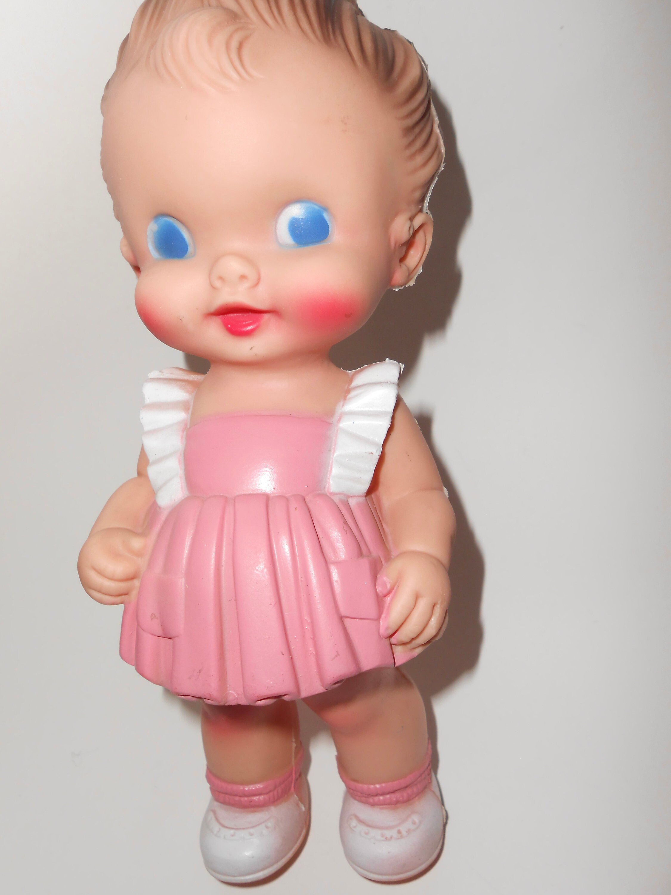 Vintage Ruth Newton Squeak Girl Doll-