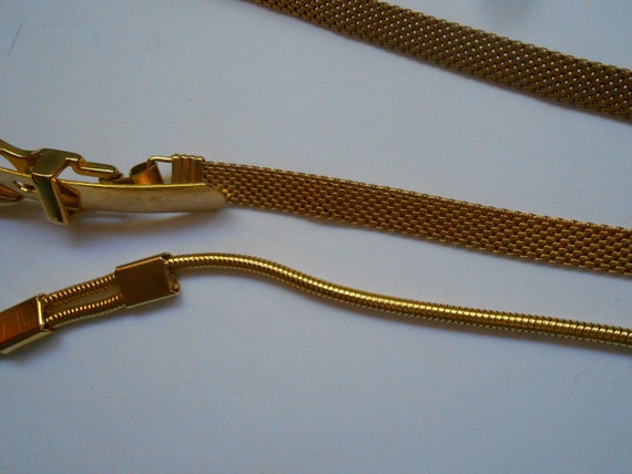 S A L E  vintage mesh metal belts for women adjus… - image 3