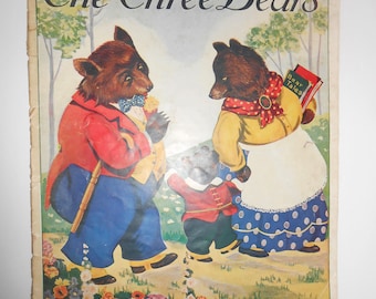 The Three Bears paperback book 1927 Whitman