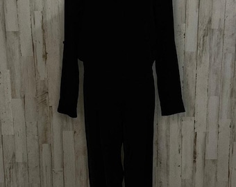 Vince Women's Black Long Sleeve Jumpsuit Size 6 Formal One-Piece