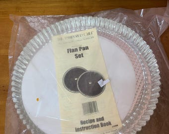 Das Pampered Chef Flan-Pfannen-Set rund mit Insert-Presse