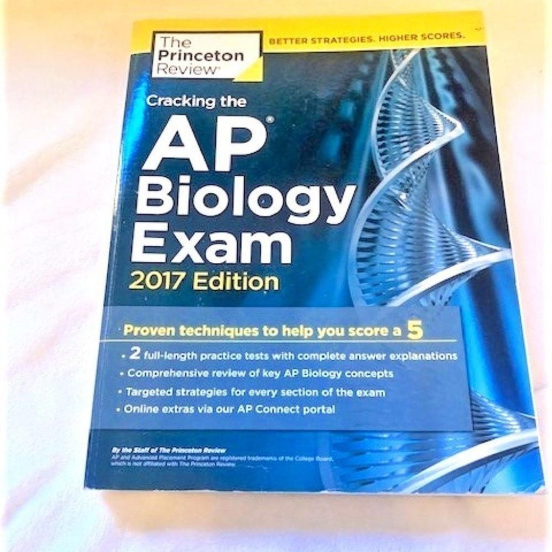 Princeton review Cracking the Ap biology exam - Etsy