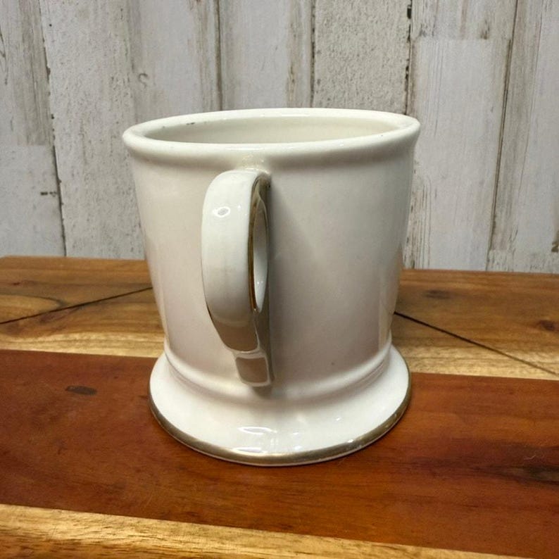 Anthropologie Gold Monogram Mug Letter T Antique-Inspired image 6