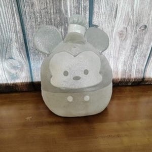 Squishmallows Disney Steamboat Willie Mickey Mouse Glitter Plush Toy 16" image 1