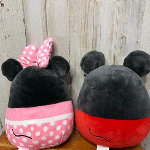 Disney Squishmallows Minnie & Micky Maus Plüsch Set 21cm ab 3 Jahren Bild 2