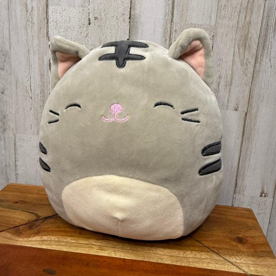 Squishmallow Tally the Grey Cat Plush Toy Medium 8