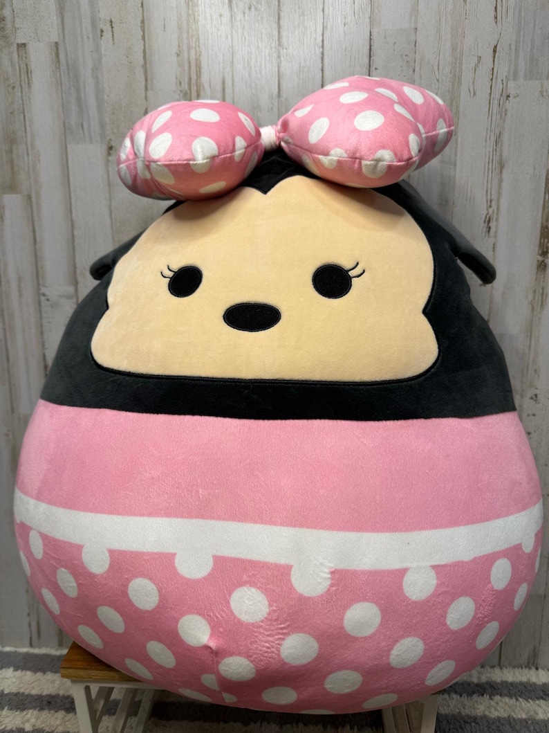 Squishmallow Disney Minnie Mouse Jumbo pluche knuffel afbeelding 1