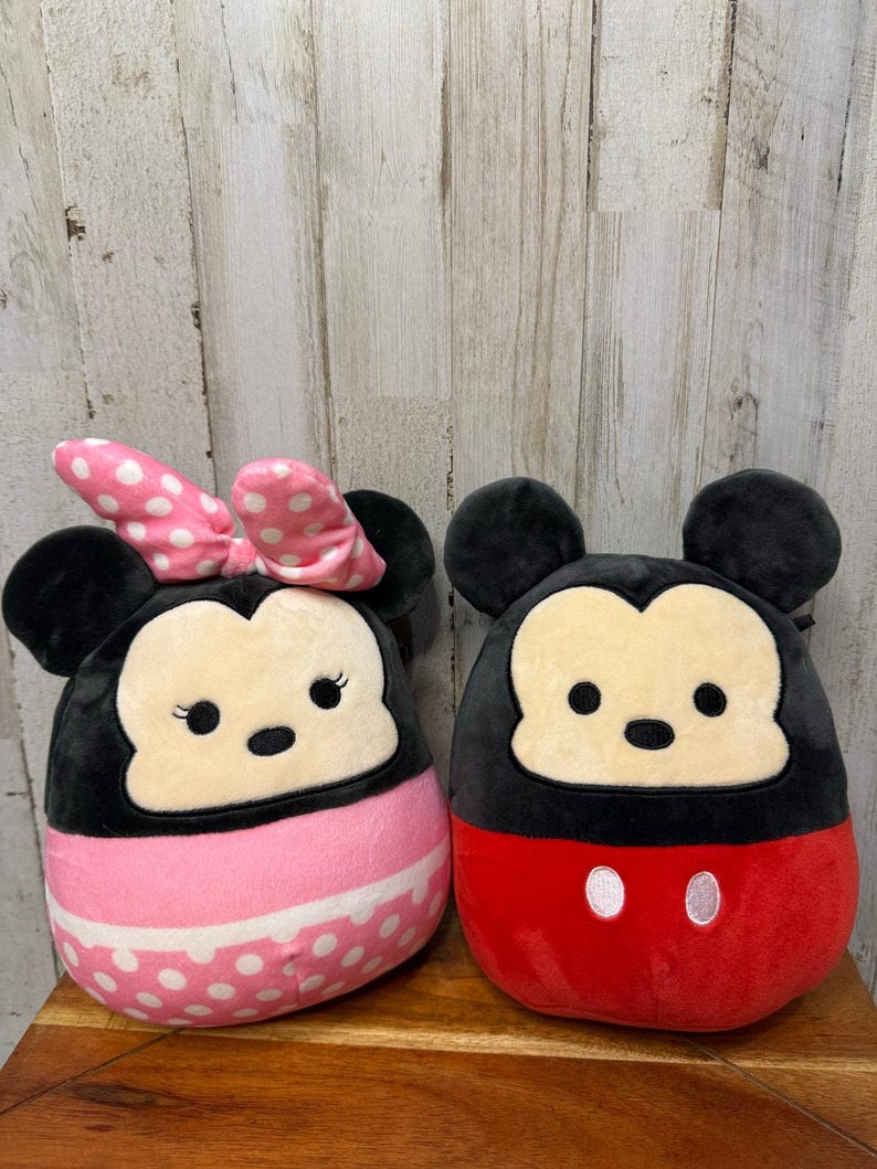 Disney Squishmallows Minnie & Micky Maus Plüsch Set 21cm ab 3 Jahren Bild 1