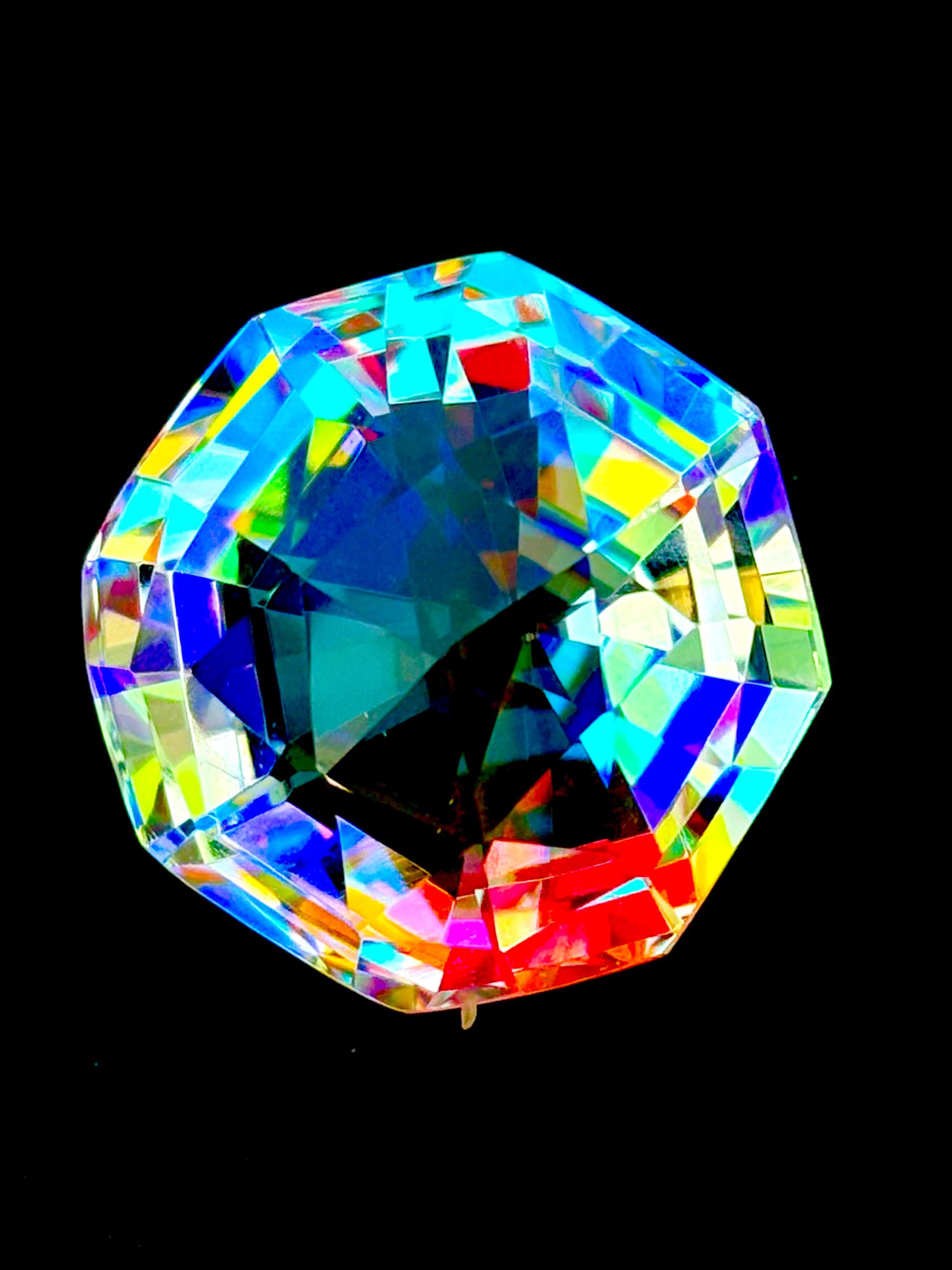 Mystic Topaz Prism - 35 Ct Iridescent Rainbow Gemstone - Etsy